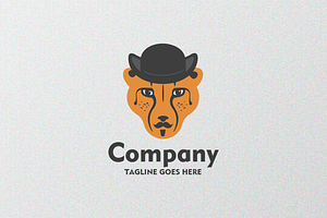 Vintage Cheetah Cat Logo, a Graphic by lesa.jpg