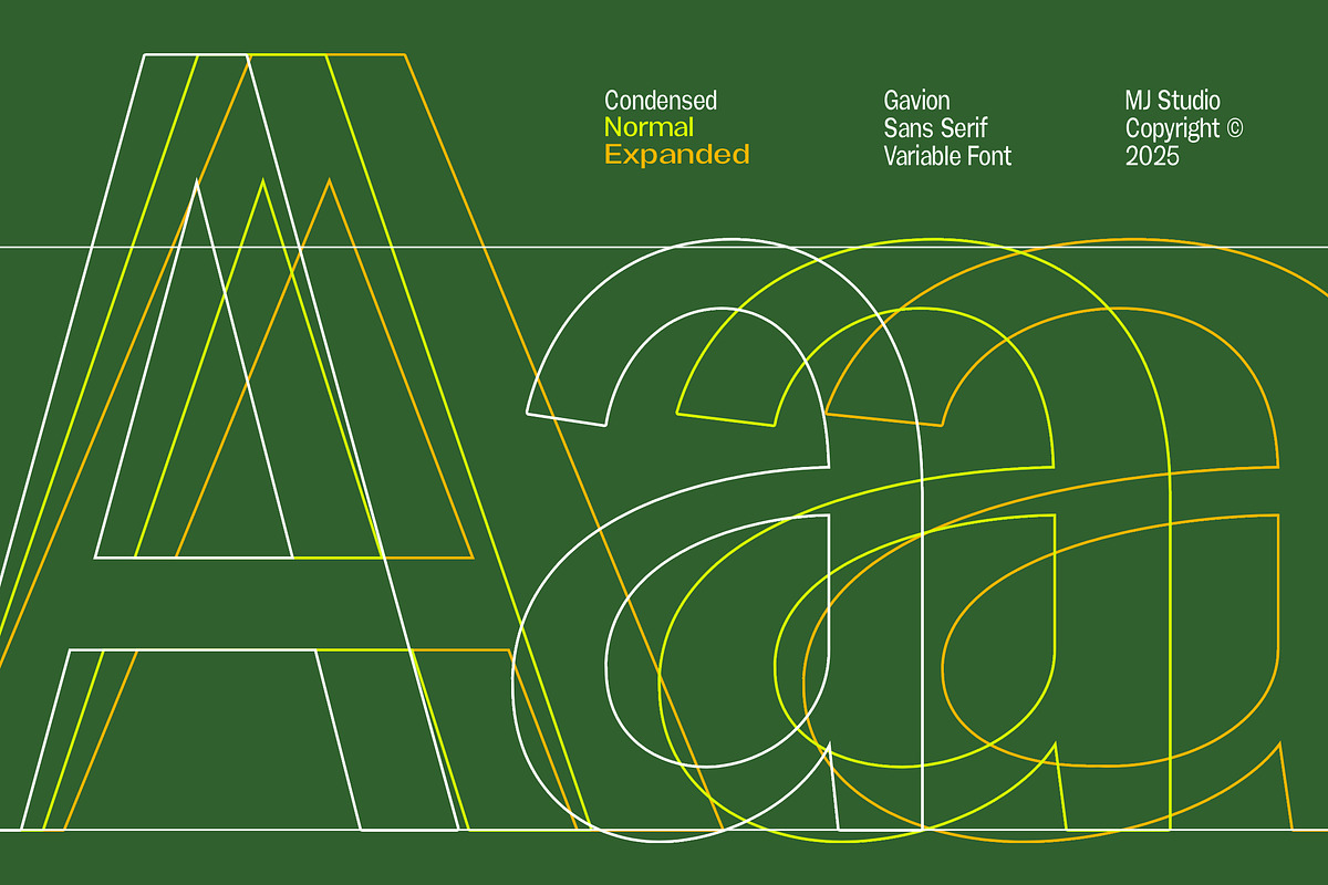 Gavion - 55 Font, a Sans Serif Font by MjStudio31 (Photo 10 of 16)
