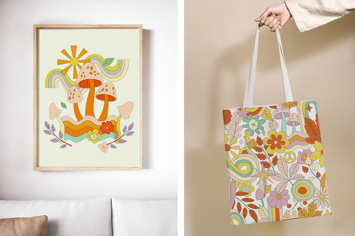Groovy collection inspo by Retro 70s, an Object Graphic by Yamurchik (Photo 2 of 26)