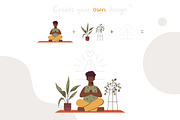 Kids yoga | vector illustration set, a Healthcare Illustration by Frizenasya (Thumbnail 9 of 12)