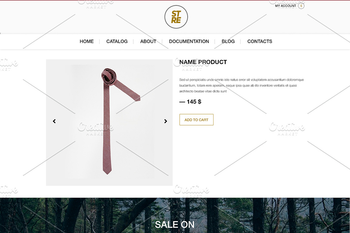 Shop PSD Template, a Websites & App Template by KULISTOV (Photo 3 of 5)