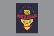 Mexican Party vector poster set., a Food Illustration by PoPaShop (Thumbnail 7 of 9)