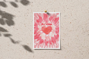 Tie-Dye Valentine's Day Card, a Pattern Graphic by The Gypsy Goddess (Thumbnail 5 of 8)