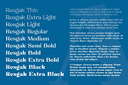 Resgak - Serif Family, a Serif Font by Kulokale (Thumbnail 4 of 12)
