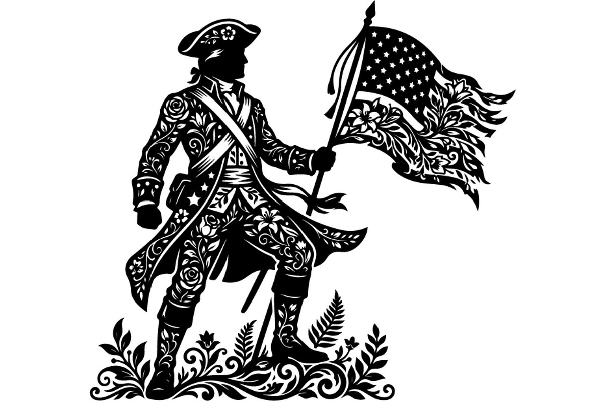 Patriotic Military Emblem Vintage, an Object Graphic by Gfx_Store (Photo 14 of 16)