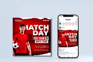 Football Matchday Post Template