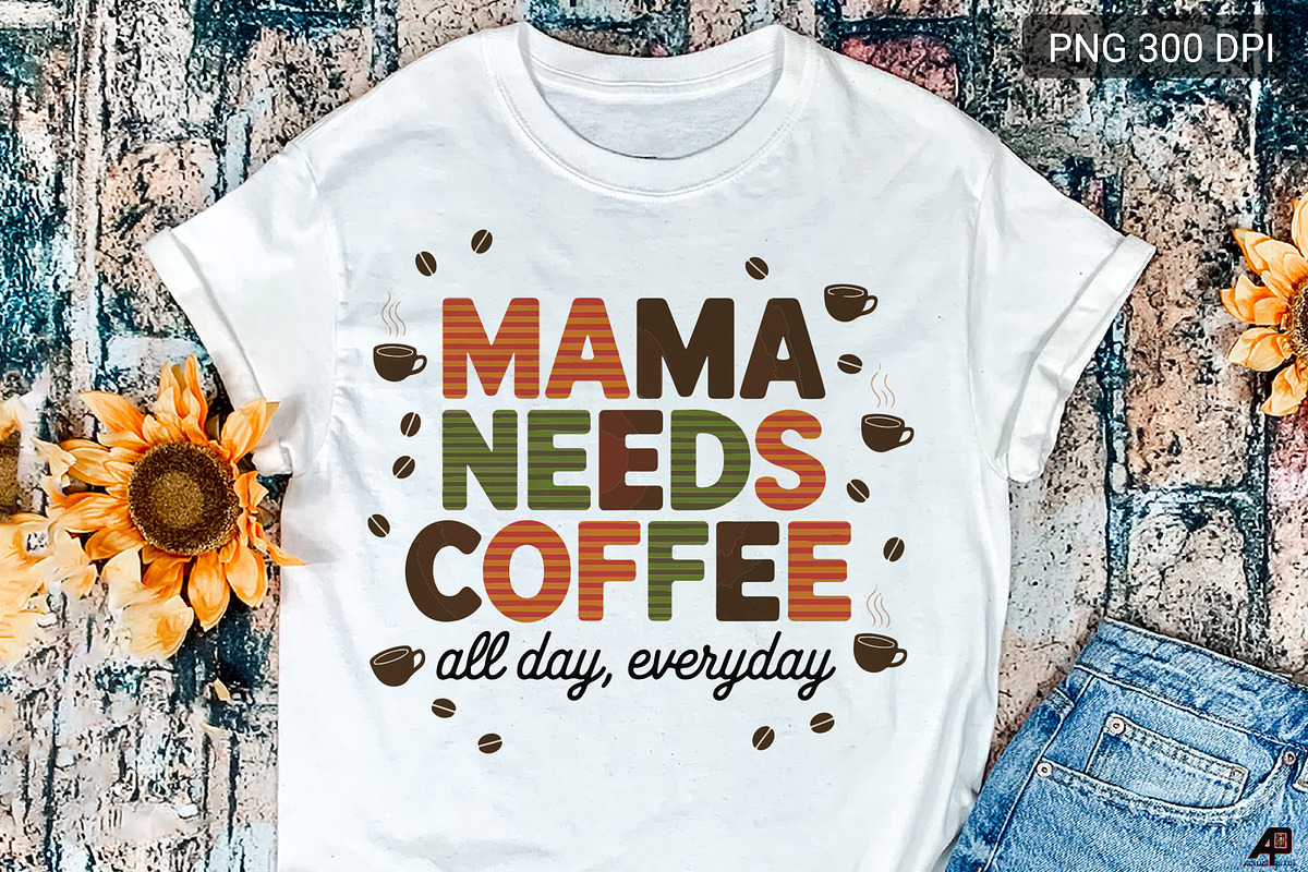 Mom Coffee SVG Sublimation Bundle, an Illustration by Actual Pixel (Photo 8 of 15)