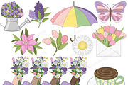 Dreams Clipart | Pastel Illustration, a Seasonal Illustration by GlamArtZhanna (Thumbnail 5 of 5)