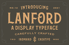 Lanford - Display Typeface
