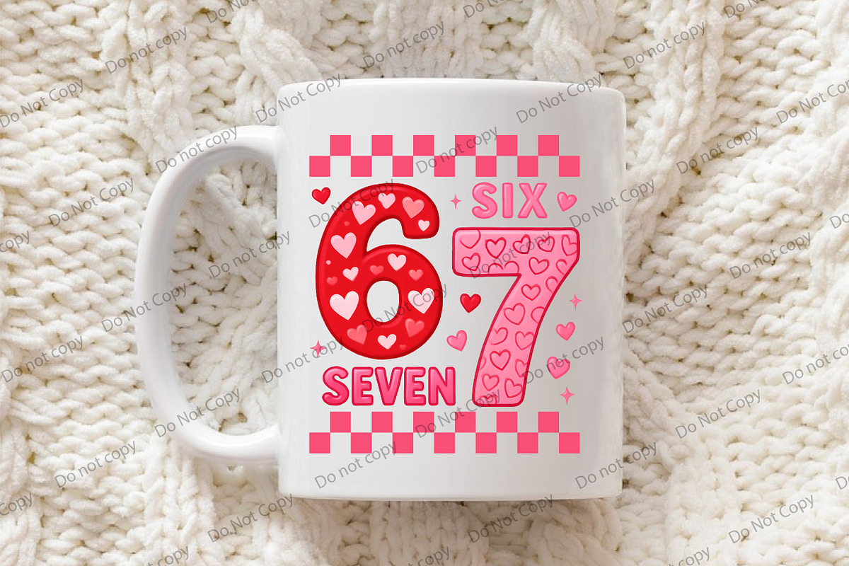 Six Seven Valentine PNG, an Illustration by Libby Wishes (Photo 6 of 8)