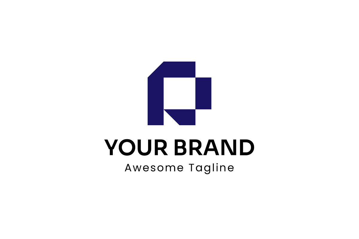 GEOMETRIC LOGO-LETTER P, a Templates & Theme by Dorst Branding (Photo 1 of 3)