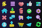 Essential UI 3D Icons, an Object Graphic by Artnivora.Std (Thumbnail 4 of 4)