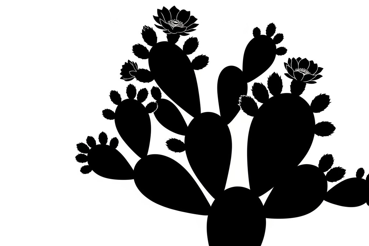 collection of desert cactus silhouet, an Illustration by Amazin_art (Photo 16 of 33)