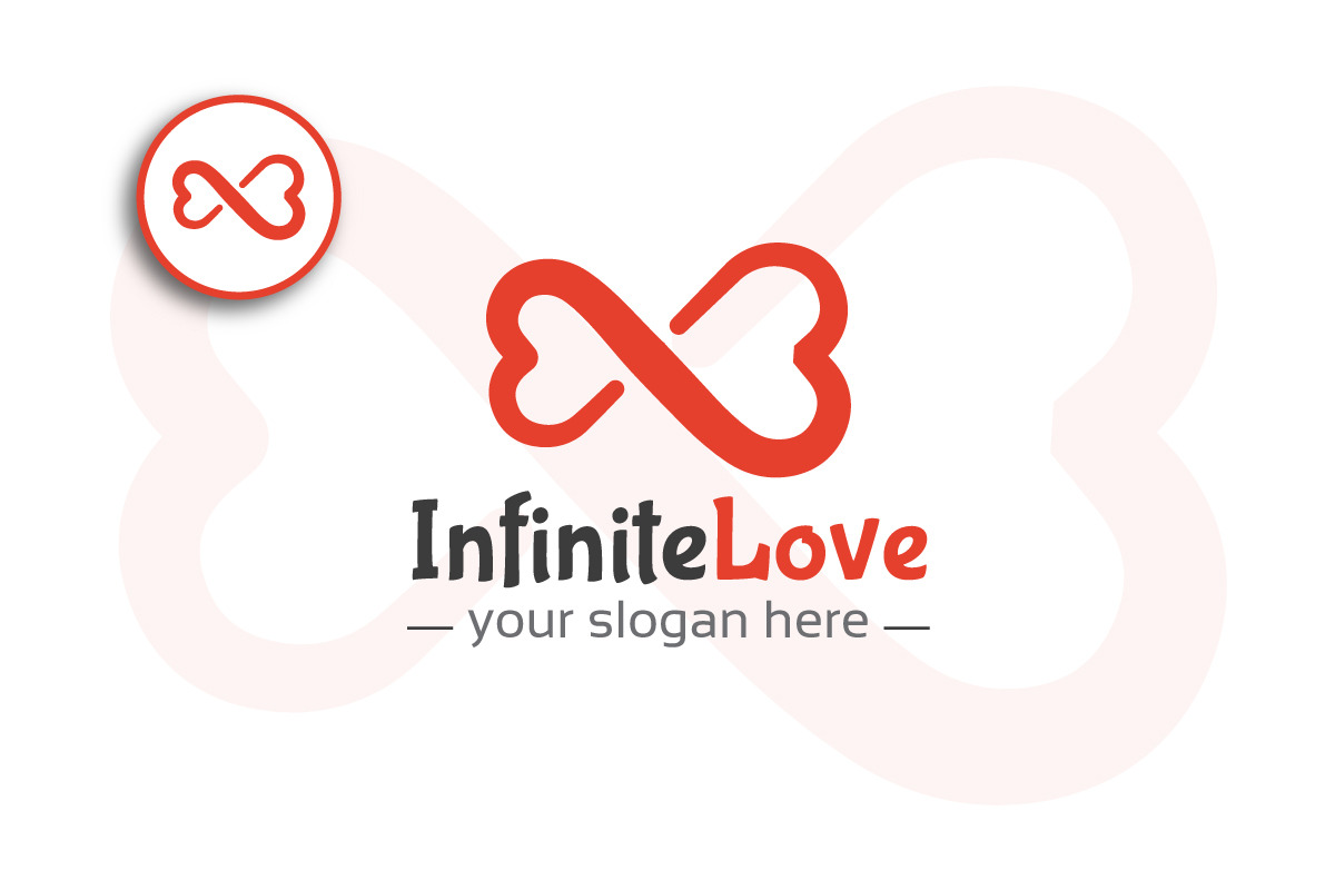 Infinite Love Logo - Two Hearts Logo, a Branding & Logo Template by Assaldesigns (Photo 3 of 3)