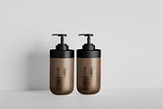 Amber Dispenser Bottle Mockup Bundle, a Packaging Mockup by kebunmockup (Thumbnail 3 of 5)