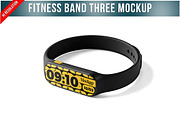 Fitness Band Three-quarter View PSD, a Product Mockup by Bruno's Shop (Thumbnail 1 of 3)