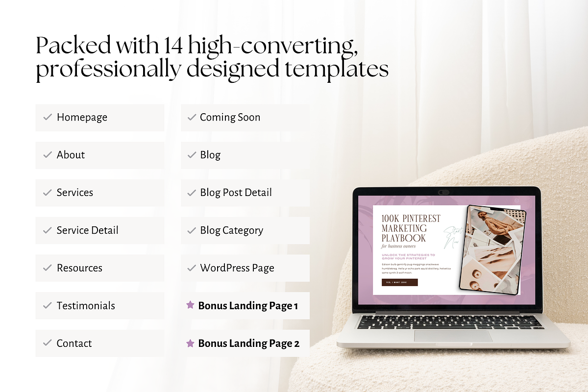Modern Entrepreneur Showit Website, a Landing Page Template by Sugar Studios (Photo 5 of 8)