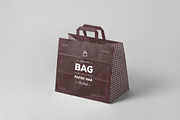 Paper Bag Mock-up, a Packaging Mockup by zippypixelstudio (Thumbnail 5 of 12)