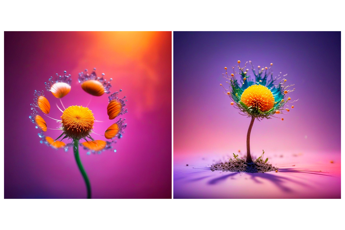 Nature Background Microcosm Flower, a Background Graphic by IrySha (Photo 2 of 6)