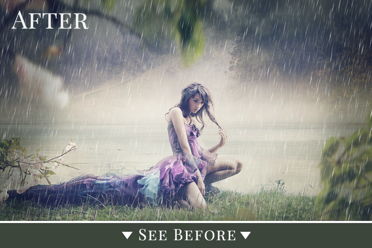Rainy Days - 20x rain photo overlays, a Graphic by BrownLeopard (Photo 7 of 8)