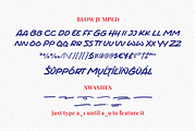 Blow Jumped - A Display Font, a Handwritten Font by a Piece of Cake (Thumbnail 9 of 11)