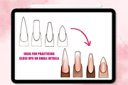NAIL ART DESIGN PROCREATE BRUSH SET, a Brush Add-On by The GG Shop (Thumbnail 7 of 11)