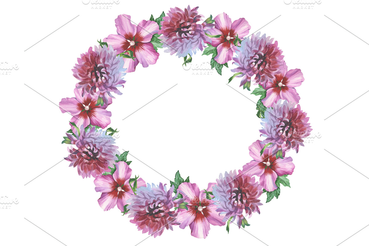 Wild Flowers watercolor PNG set, a Decorative Illustration by WatercolorPNG.com (Photo 7 of 13)