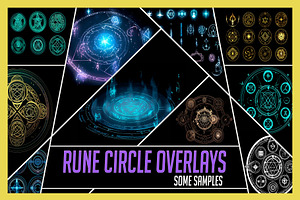 275 Magic Rune Circles And Glyphs