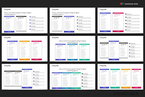 Pricing Table PowerPoint Templates