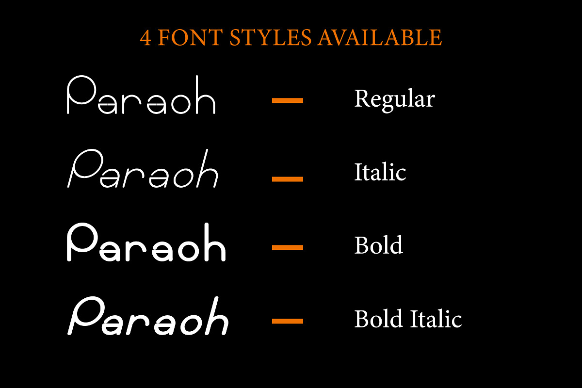 Paraoh - Classy San Serif Font, a Sans Serif Font by Inventype Studio (Photo 4 of 8)