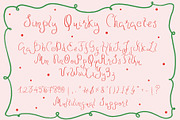 Simply Quirky Casual Handdrawn Font, a Handwritten Font by Amalia Calligraphy (Thumbnail 3 of 8)