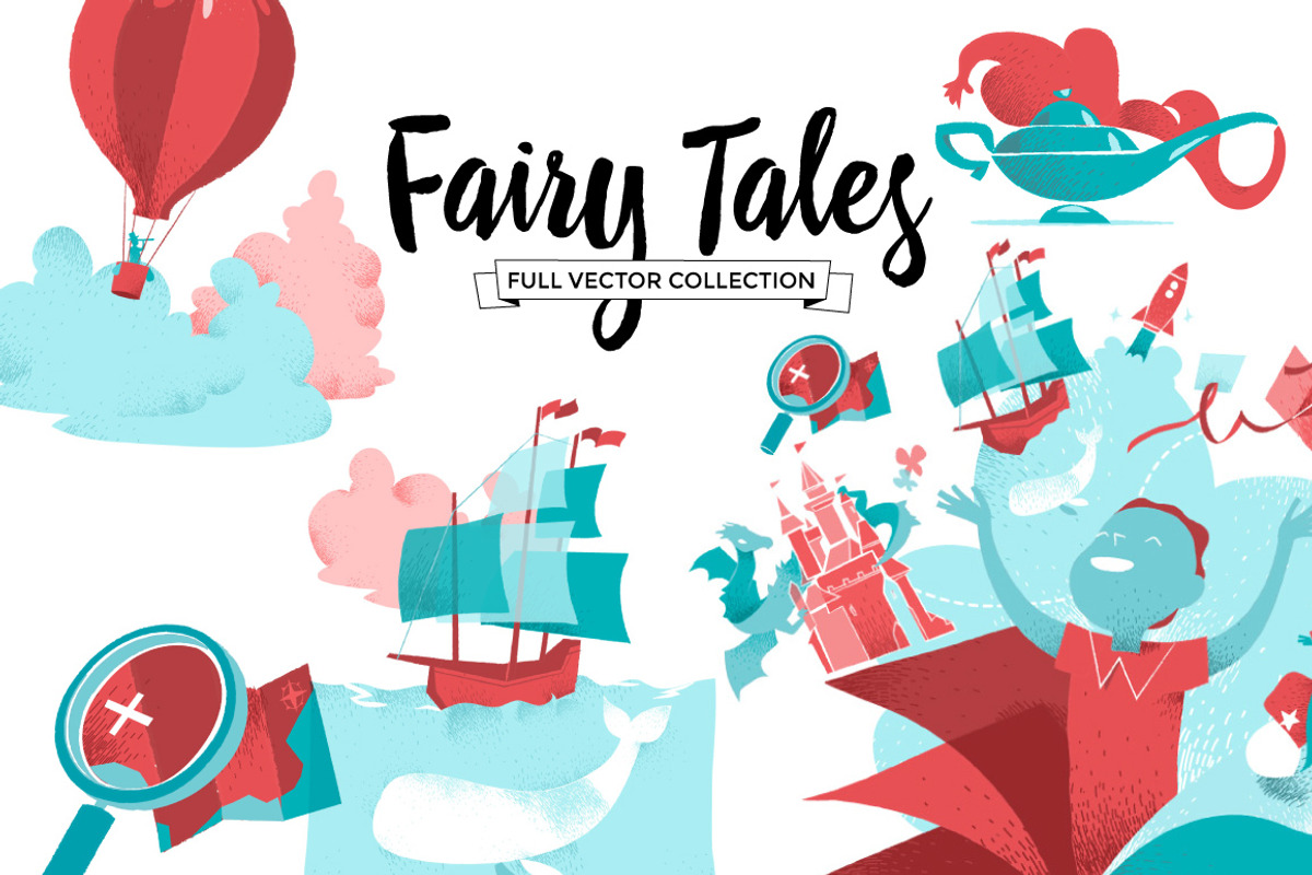 Fairy Tales Collection, an Illustration by Hurcastock! (Photo 1 of 6)