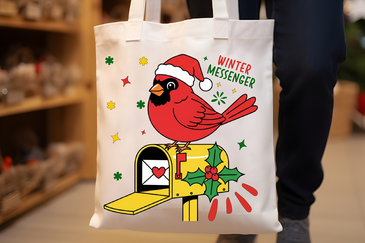 Christmas Cardinal Winter PNG, an Illustration by SinaCreation (Photo 3 of 7)