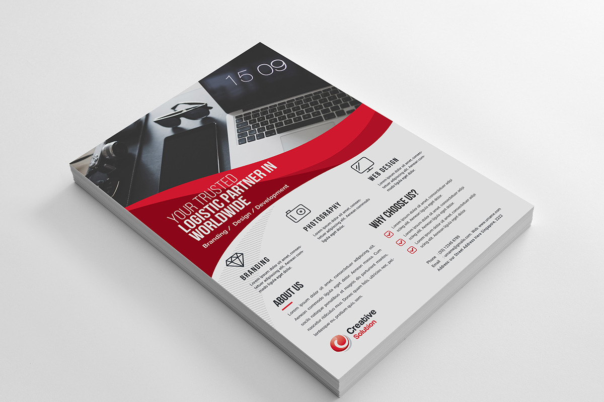 Corporate Flyer, a Flyer Template by GenerousArt (Photo 10 of 11)