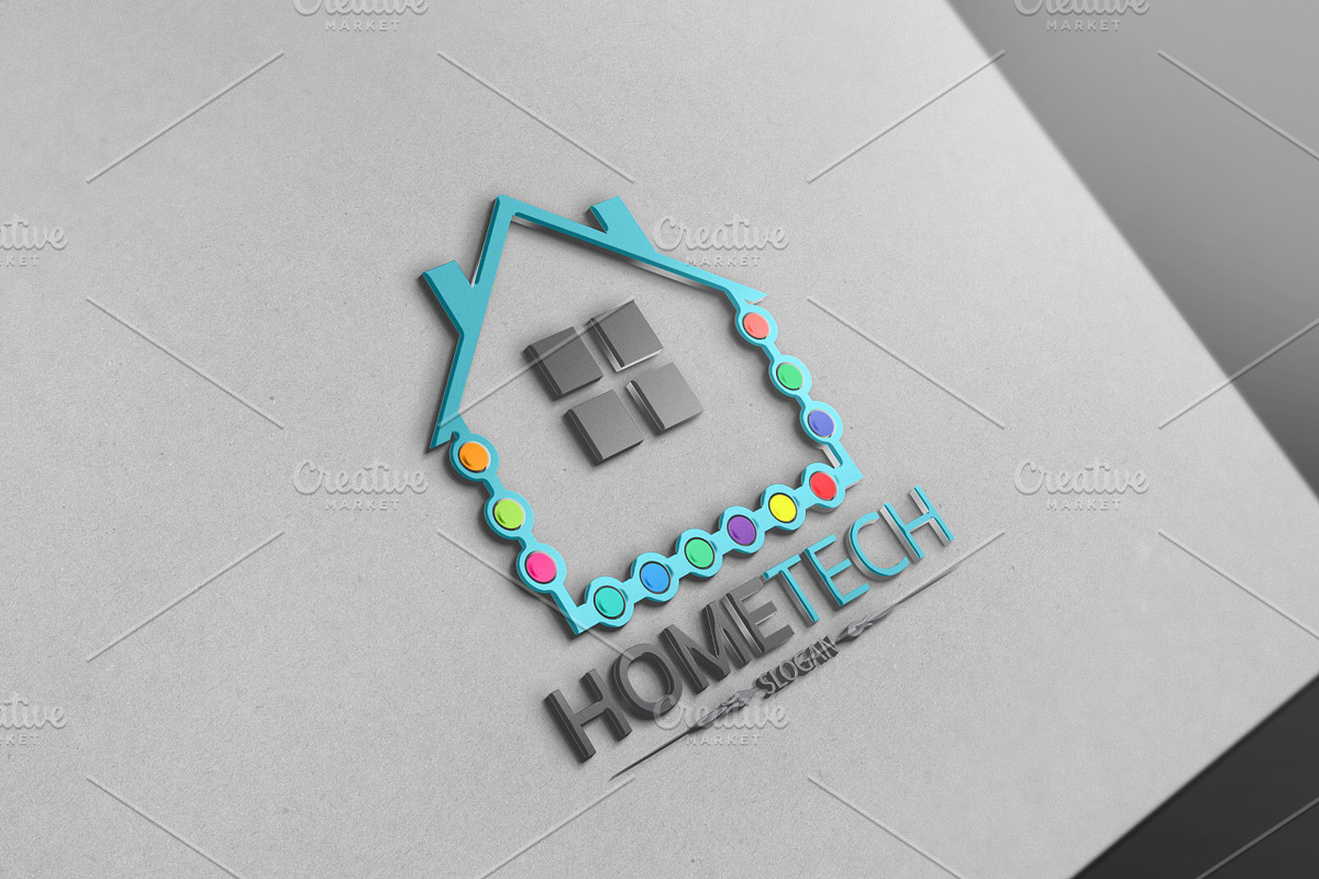 Home Tech Logo, a Branding & Logo Template by Josuf Media | Creative Market