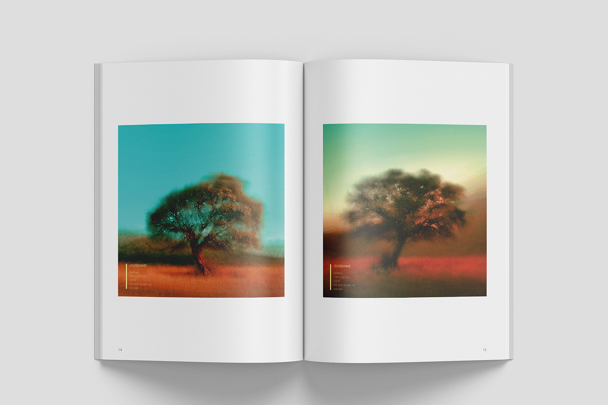 A4 Art Exhibition Catalog, a Brochure Template by Bookrak Graphic Design (Photo 8 of 14)