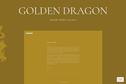 Golden Dragon - WordPress Blog Theme, a WordPress Template by Cam' Studio (Thumbnail 1 of 2)