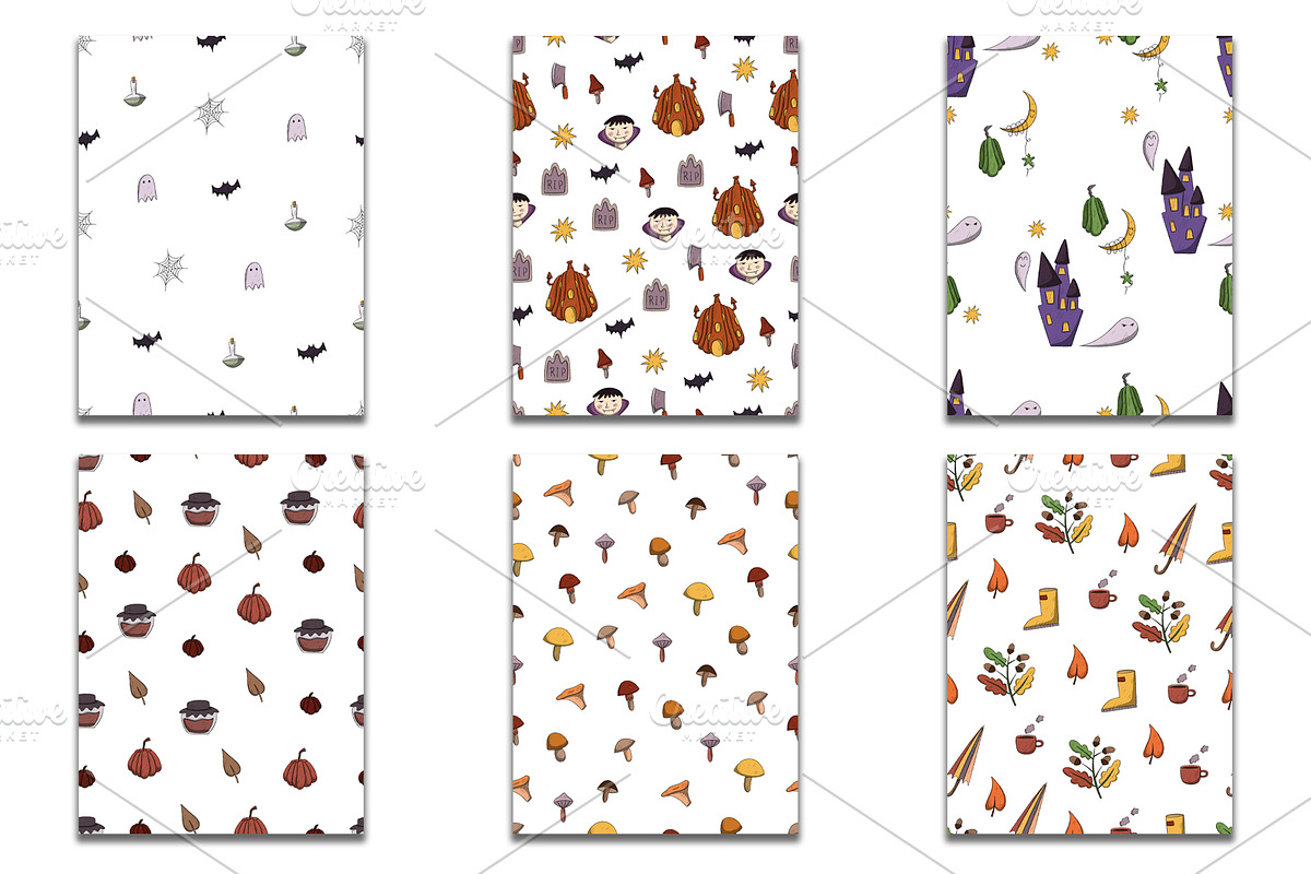 Fall, Halloween, Thanksgiving, a Seasonal Illustration by SaintPic illustrations (Photo 3 of 3)