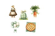 Farmhouse Goose Clipart, an Illustration by Design Market (Thumbnail 4 of 5)