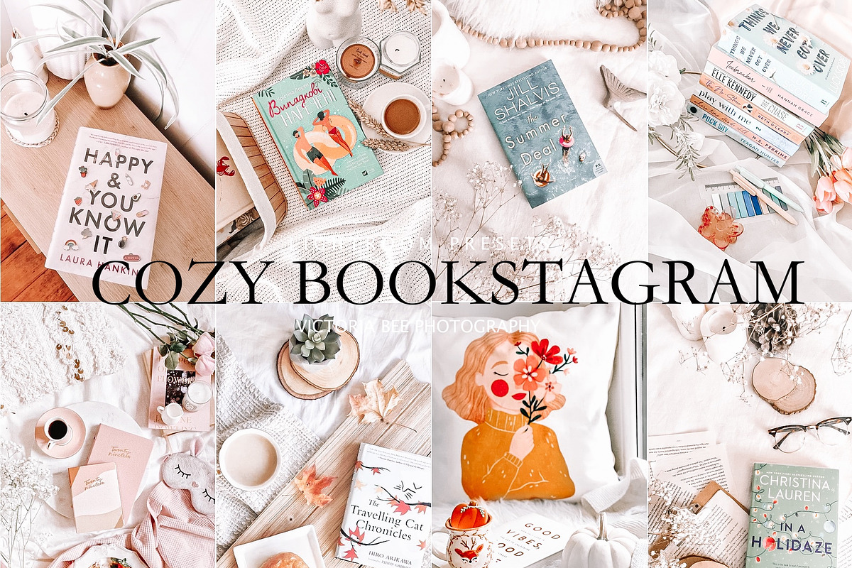 200 + BOOKSTAGRAM BUNDLE PRESETS, a Preset Add-On by Victoria Bee Presets (Photo 3 of 9)