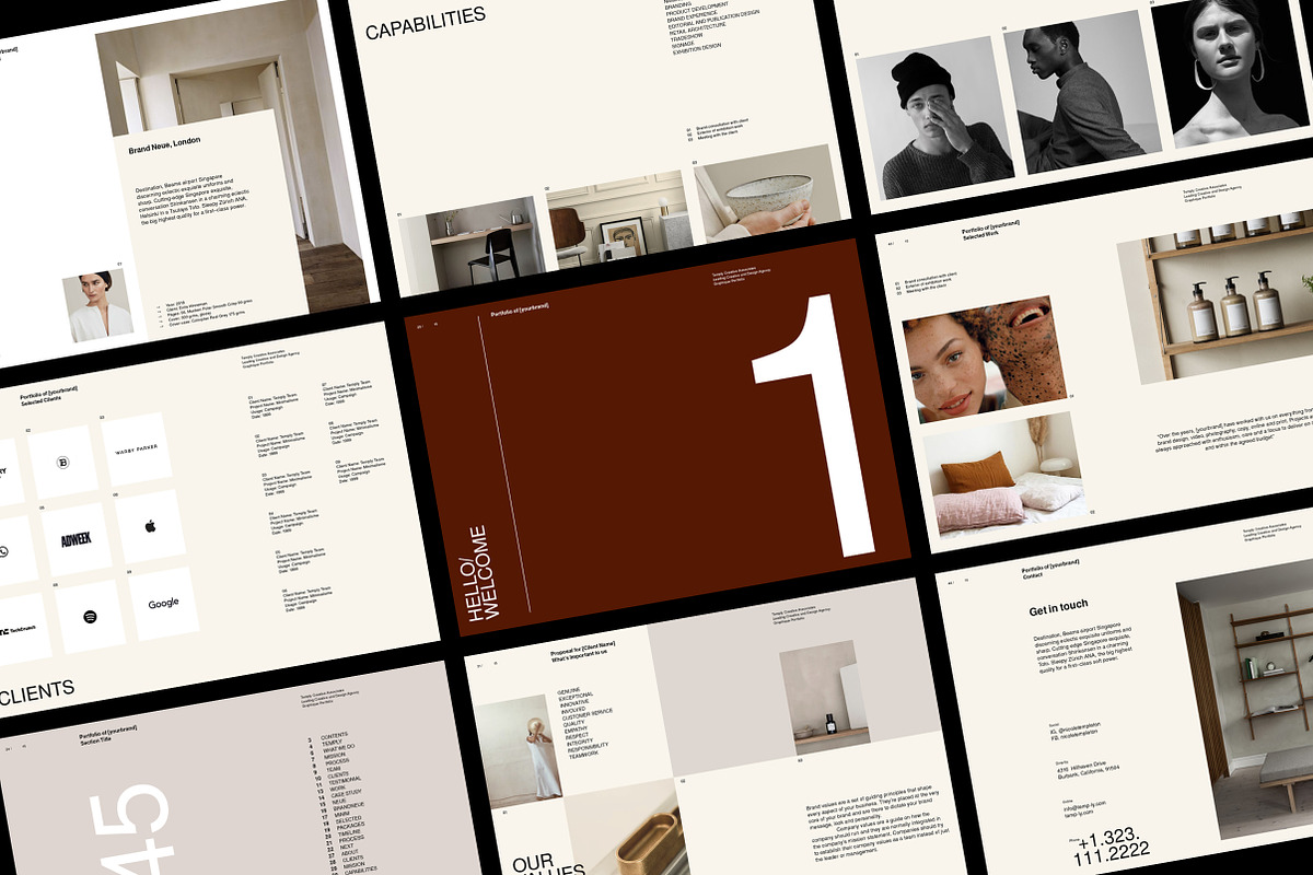Neue Portfolio and Resume, a Brochure Template by T E M P L Y (Photo 3 of 13)