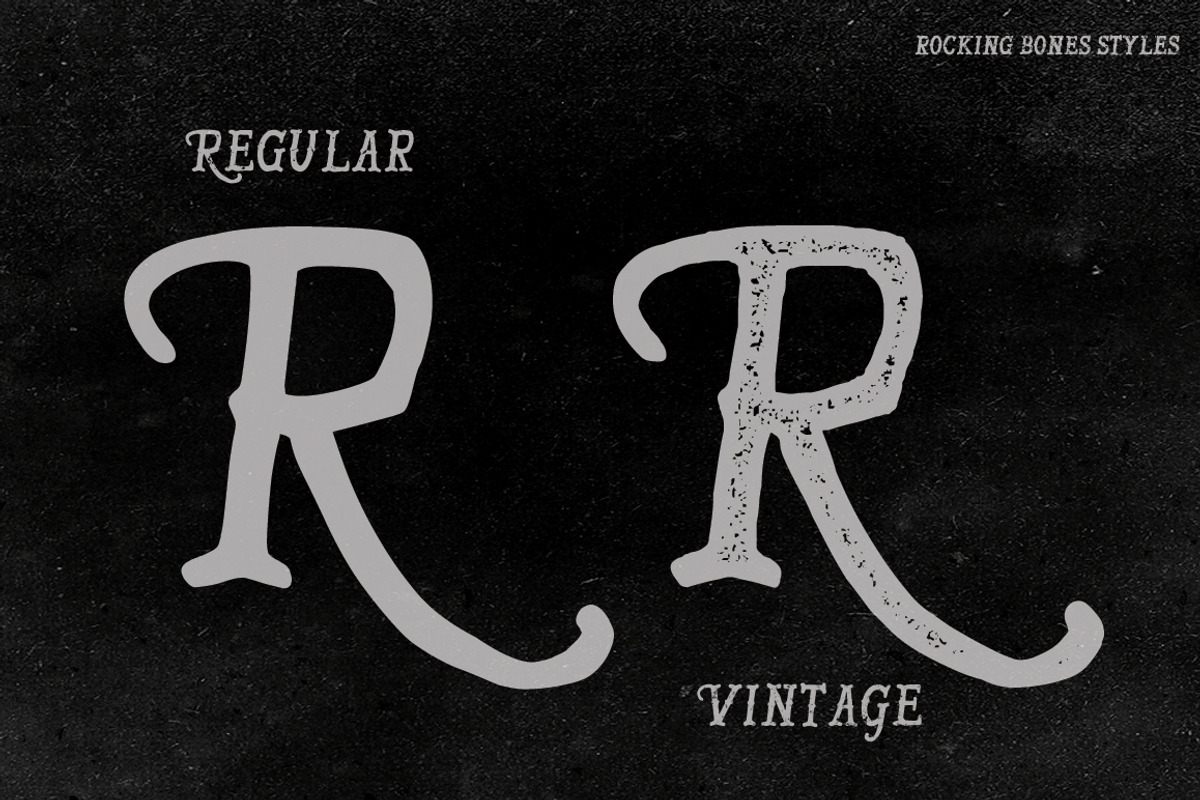 Rocking Bones Typeface preview 2