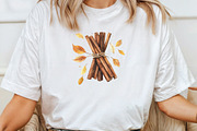 Watercolor Hello Autumn Clipart, an Illustration by CraftArtStudio (Thumbnail 5 of 6)