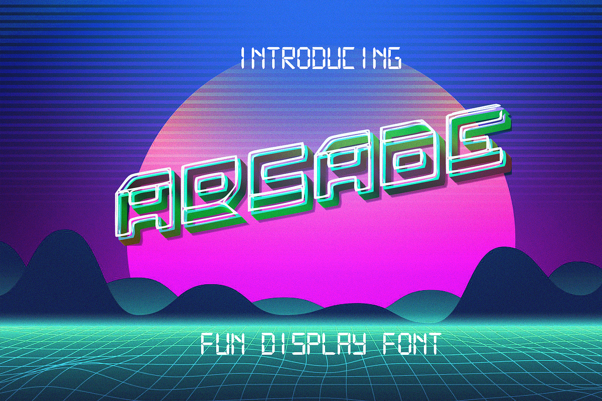 ARCADE, a Symbol Font by Dz Akali (Photo 1 of 5)