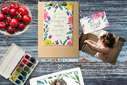 Flower Wine watercolor design set, a Decorative Illustration by Astel (Thumbnail 6 of 6)