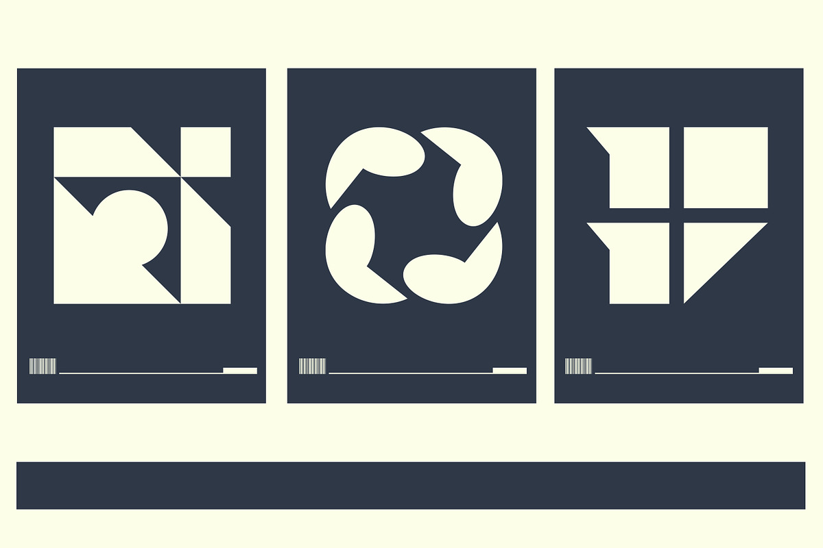 Geometric Logo Template Vol 5, a Solid Icon by Tekuni (Photo 9 of 10)