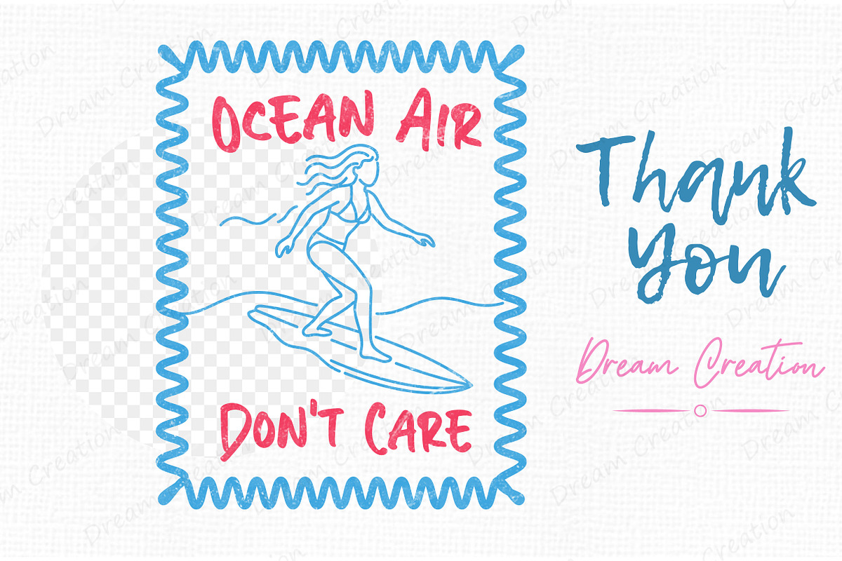 Summer Beach PNG Hand Drawn Line Art, an Illustration by Dream Creation (Photo 7 of 7)