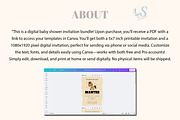 Western Horse Baby Shower Invitation, an Invitation Template by Little Creative Scribbles (Thumbnail 7 of 7)