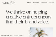 Harlow Serif Script Modern Font Duo, a Serif Font by Mila Garret (Thumbnail 8 of 16)
