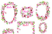 Flamingo Digital Pattern Paper Set, an Illustration by Download Graphic Art (Thumbnail 5 of 9)